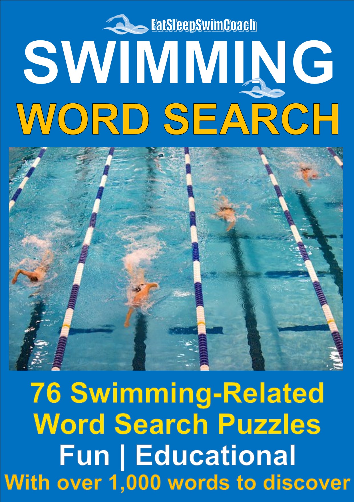 Swimming Word Search EatSleepSwimCoach